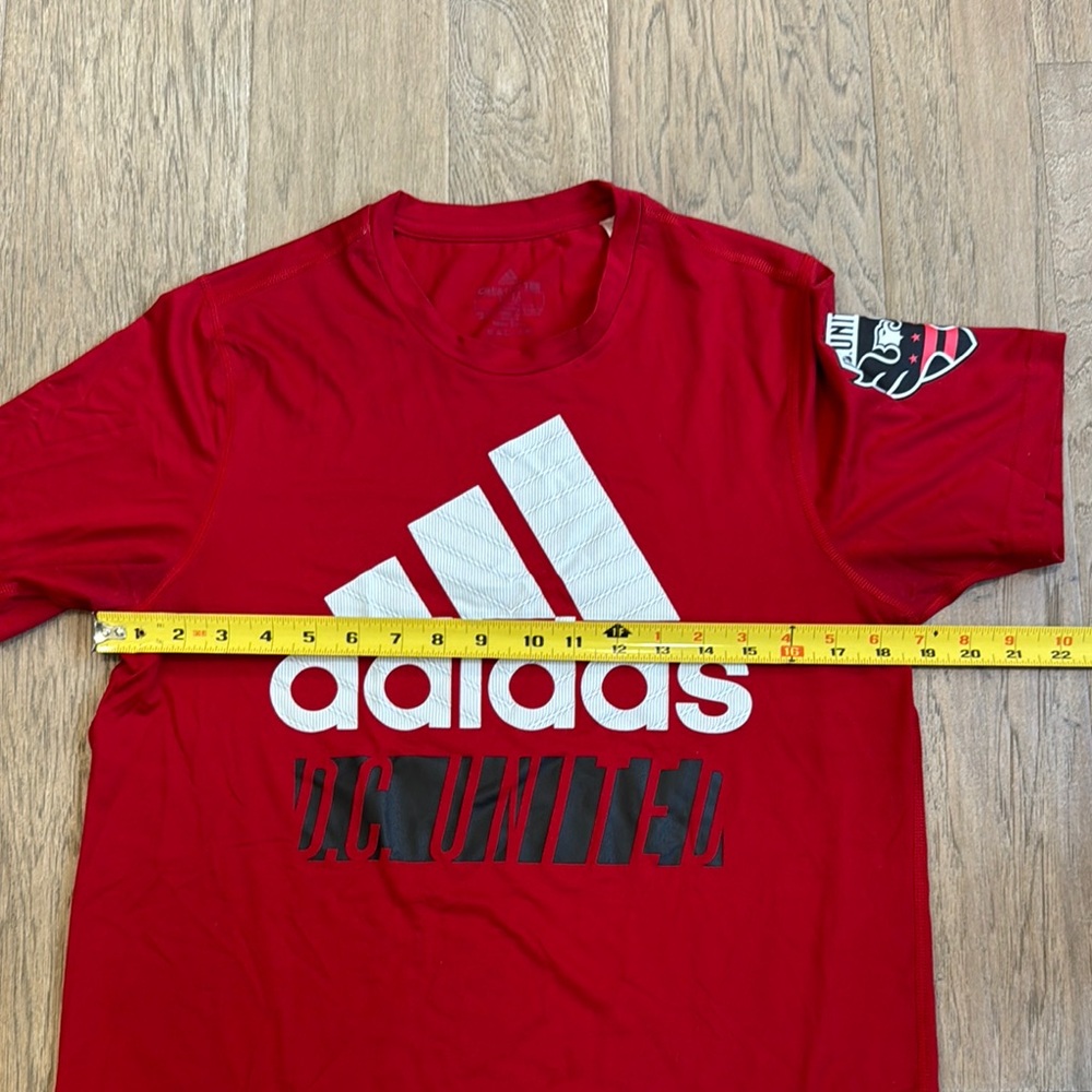 Adidas D.C. United MLS Men's Short Sleeve Creator Tee, Power Red, Size Medium - Picture 3 of 10